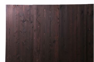 ラフジュ工房オリジナル　ホワイト　ペイント薄型アイアンラック【大】(陳列棚、飾り棚)